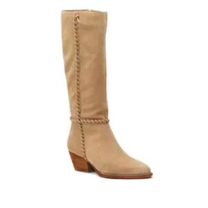 Coconuts by Matisse Earl Boots knee high point toe cream boot
